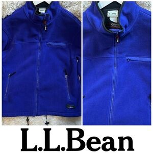 Vintage 90’s L.L. Bean Royal Blue Polartec Fleece Jacket